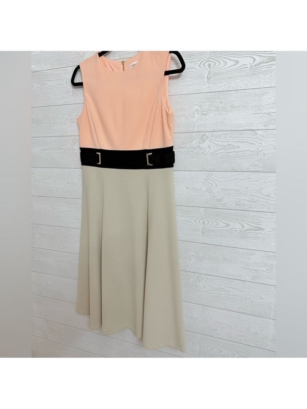 Calvin Klein Women’s Tri-Color Sleeveless Dress. Size 4 - Picture 3 of 9